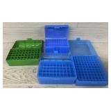 (4) Plastic Ammo Storage Boxes