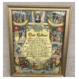 The Ten Commandments Framed Artwork