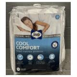Sealy Cool Comfort Fitted Mattress Protector - Q