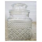 Anchor Hocking Quilted Diamond Glass Canister