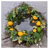 Faux Lemon & Lime Wreath