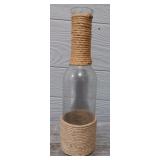 Rope Glass Bud Vase