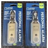 (2) Lewis N. Clark Personal Alarms