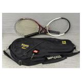(2) Wilson Rackets with Wilson Double Bag