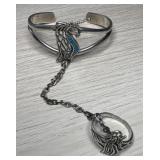Vintage 1990 Silver G&S Unicorn Slave Bracelet