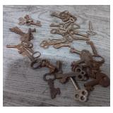Variety of Vintage Skeleton Keys #2