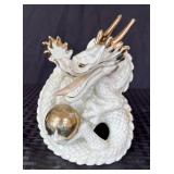 Vintage Yoshimi K Japanese porcelain dragon