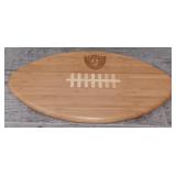 Raiders Football Shape Cutting Board