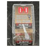 (50) Rounds Hornady 22 WMR Critical Defense Ammo
