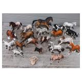 Variety of Vintage Toy Horses