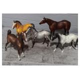 (5) Breyer Horses