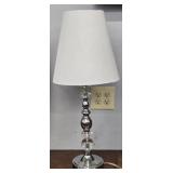 Chrome Colored Table Lamp