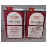 (2) Cans Du Pont IMR-4198 Military Rifle Powder