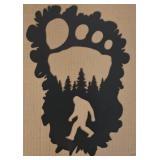 Metal Sasquach Foot Cutout