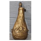 Vintage Brass Gun Powder Flask