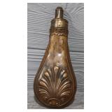 Vintage Powder Brass Flask