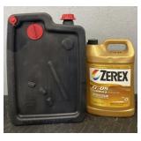 Oil Drain Pan w/ 1Gal Anti Freeze