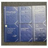 (6) U.S Empty Coin Books