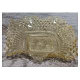 Indiana Yellow Glass Candy Dish