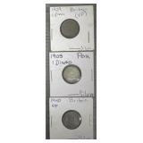 (3) Various Foreign Coins
