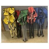 (5) Camping Folding Chairs