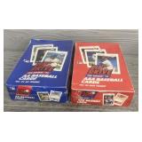 (2) 1991 Pre-Rookie Baseball Cards: Sealed