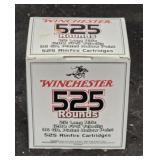 (525) Rounds of Winchester .22 Long Rifle Ammo