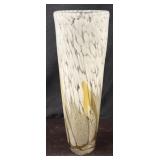 Beautiful 15' Hand-Blown Confetti Art Galss Vase