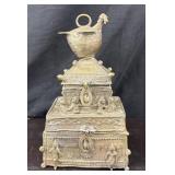 Ornate Tibet/Hindu Spiritual Double-Storage Caddy