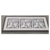 Framed Bev Doolittle Tri Print