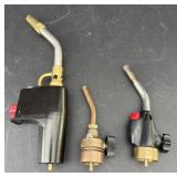 (3) Propane Gas Torch Heads