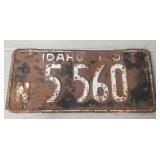 1950 Idaho License Plate