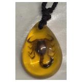 Scorpion Amber Necklace