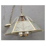 Hanging Chandelier Light w/ Vanity Bar Light
