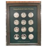 Norman Rockwell BSA Sterling Silver 12 pc Coin Set