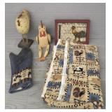 Assortment of Various Chicken Decor