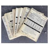 Stack of Laminated GTA-5-10-9 Demolition Cards