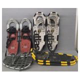(4) Various Snow Shoe Sets