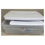 (6) Totes w/ Lids