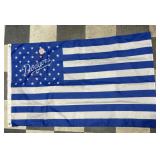 LA Dodger Fan Parking Sign & Flag