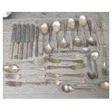 (30) Antique Silverware