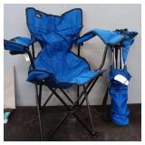 (2) Blue Camping Chairs