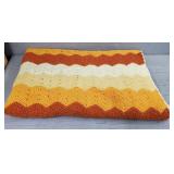 Orange Handmade Afghan
