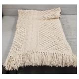 Cream Handmade Afghan