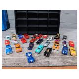 (28) Collectable Hot Wheels with Case