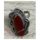 Jasper Silver Toned Ring