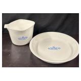 CorningWare Blue Cornflower SauceMaker & Pie Plate