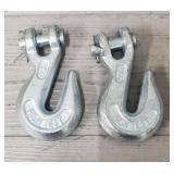 (2) 3/8' Chain Hooks