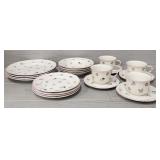 4-Person Setting of Villeroy & Boch Petite Fleur
