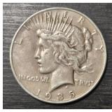 1935-S Peace Dollar